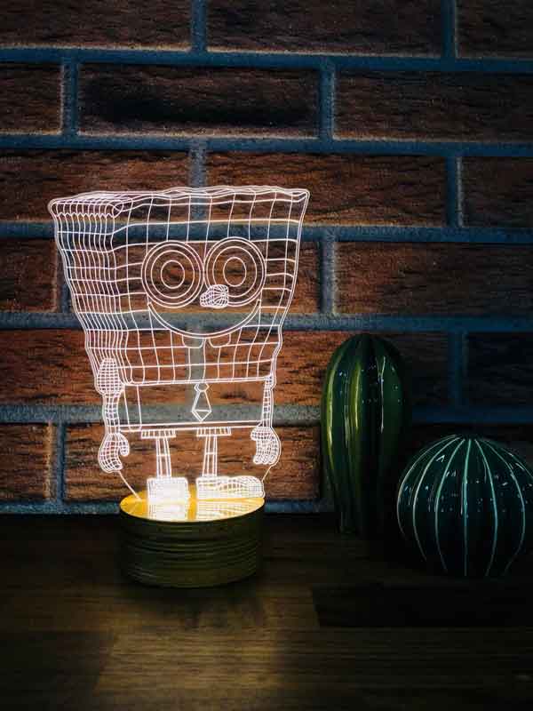 Spongeobge Led Light 3-D Sponge Bob LED Lamp | Bylamp