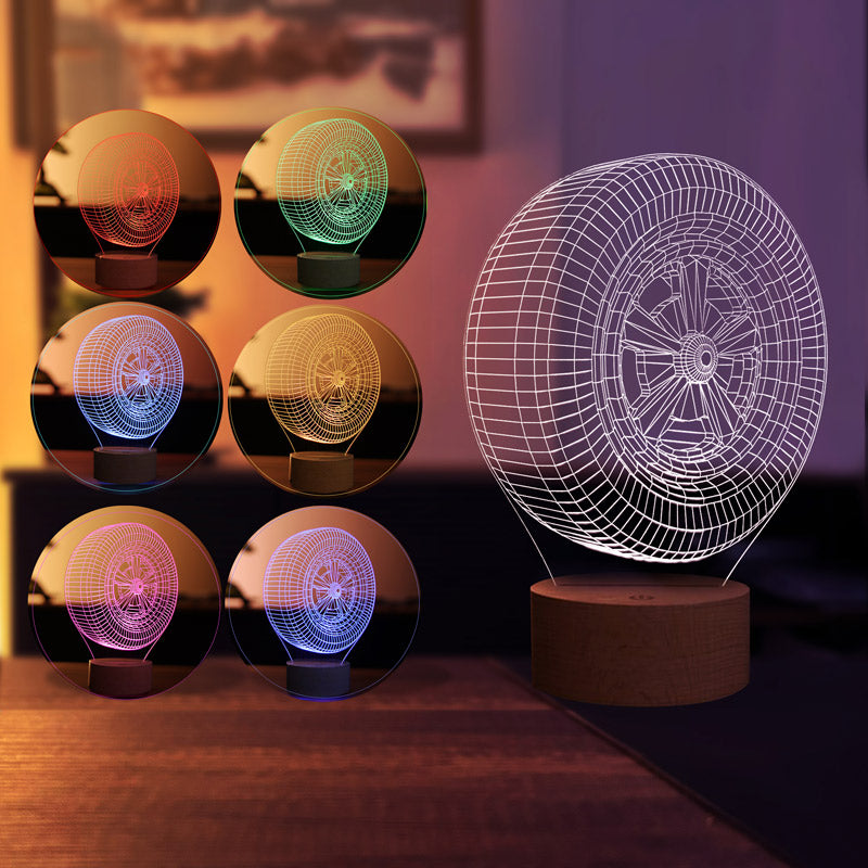 3D عجلة الصمام مصباح