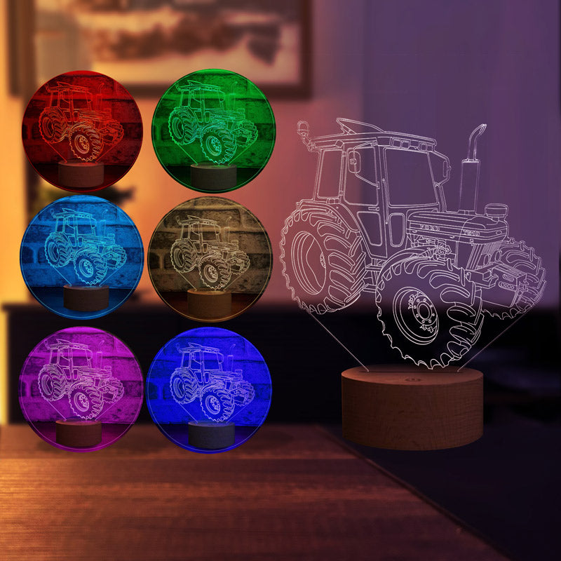 Tractor Figured Decorative Gift Led Table Lamp | BYLAMP