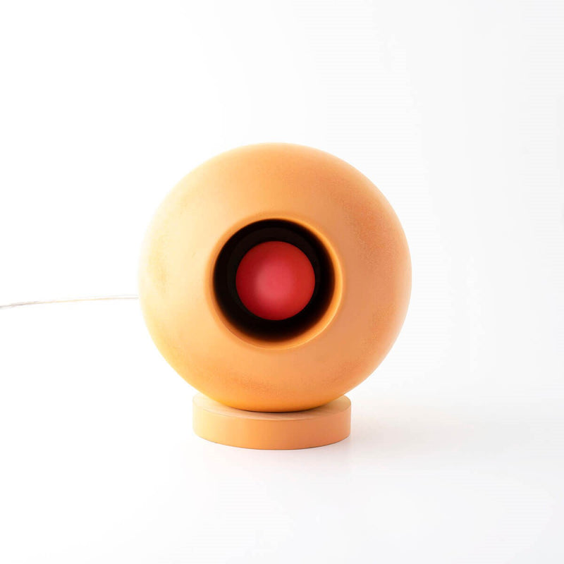 Venus - Lámpara redonda de mesa de hormigón de color