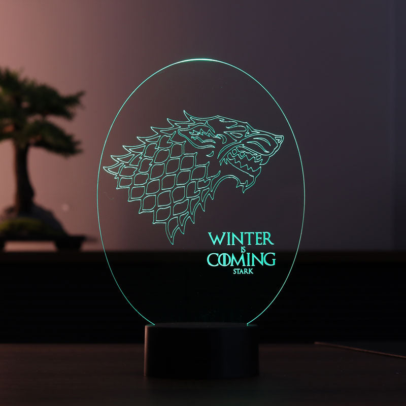 Winter is Coming Led Table Lamp